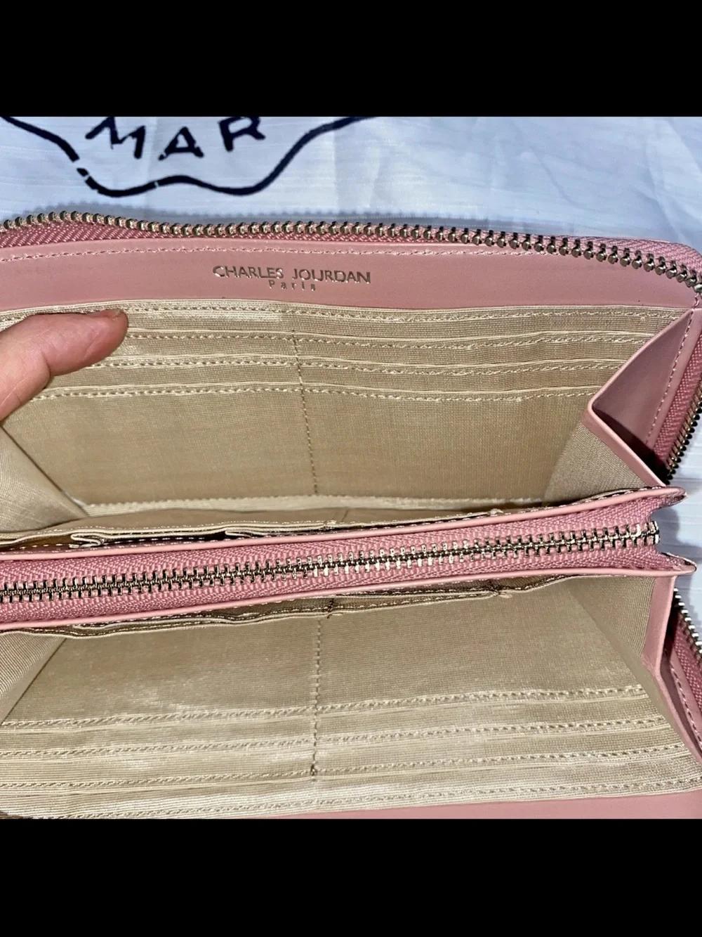 Pink Women's Zip-Around Wallet